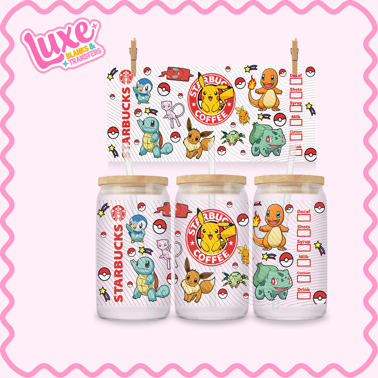 16oz UV DTF Wrap | Poke Starb. | #3090