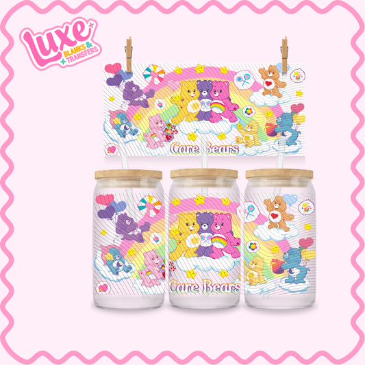 16oz UV DTF Wrap | Care Rainbow | #3091
