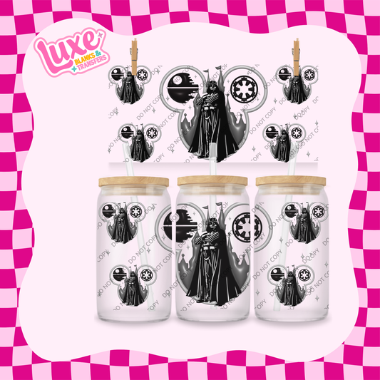 16oz UV DTF Wrap | Darth Dis.  | #1820