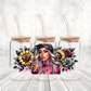Black Bandana & Roses UV DTF Wrap  (#172)