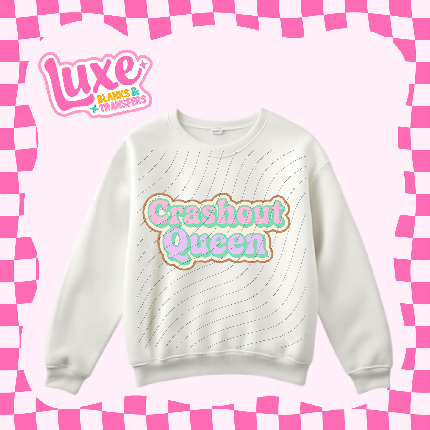 Crashout Queen | DTF Heat Transfer | #210