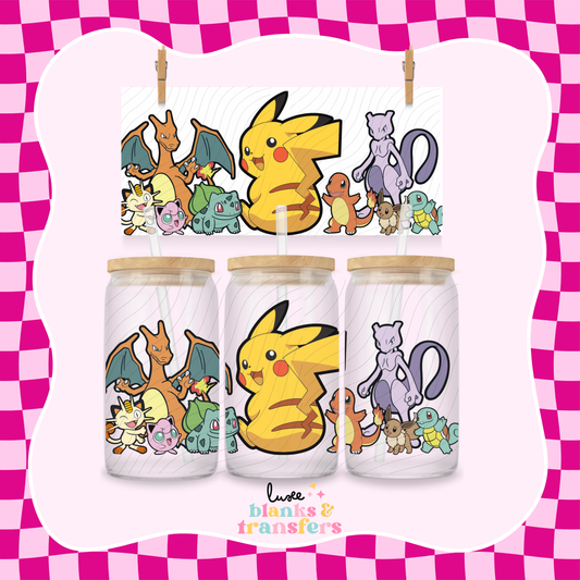 Poke Cartoon UV DTF Wrap (#464)
