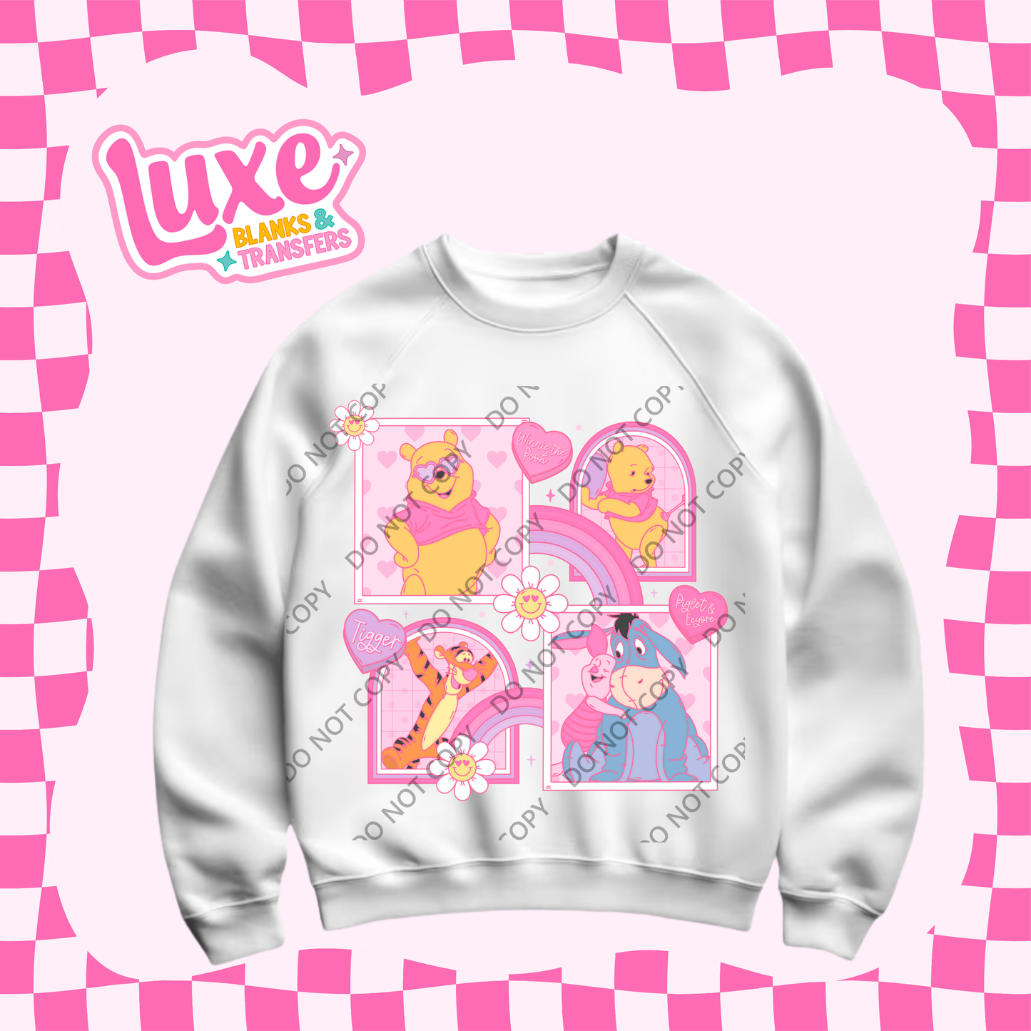 DTF Heat Transfer | Winnie Frame | #476