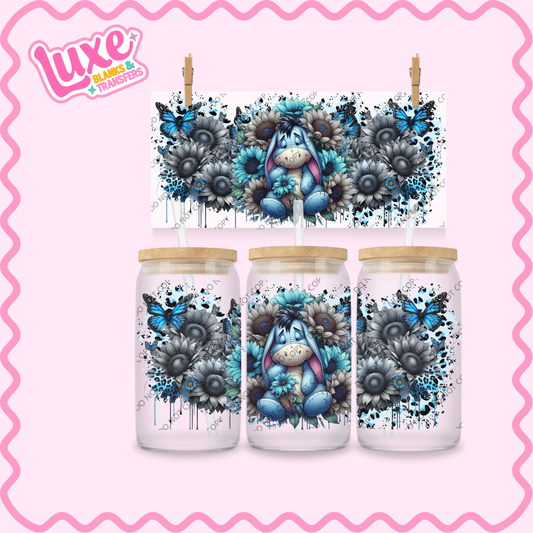 16oz UV DTF Wrap | Donkey Flowers | #2302