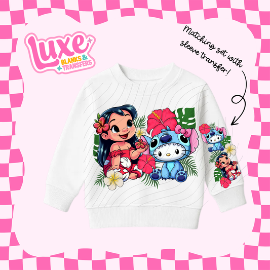 HK Blue Alien | Kids DTF Heat Transfer | #29