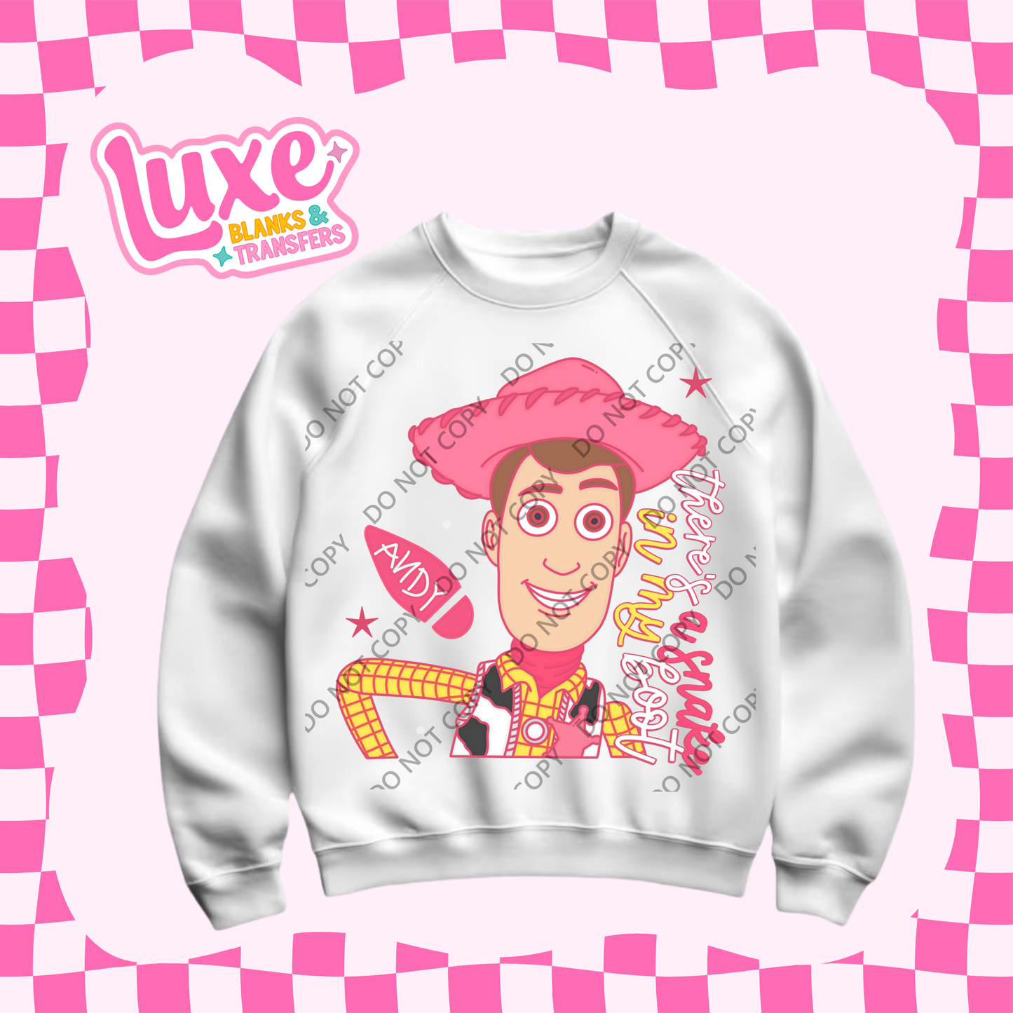 DTF Heat Transfer | Wood/y Pink | #478