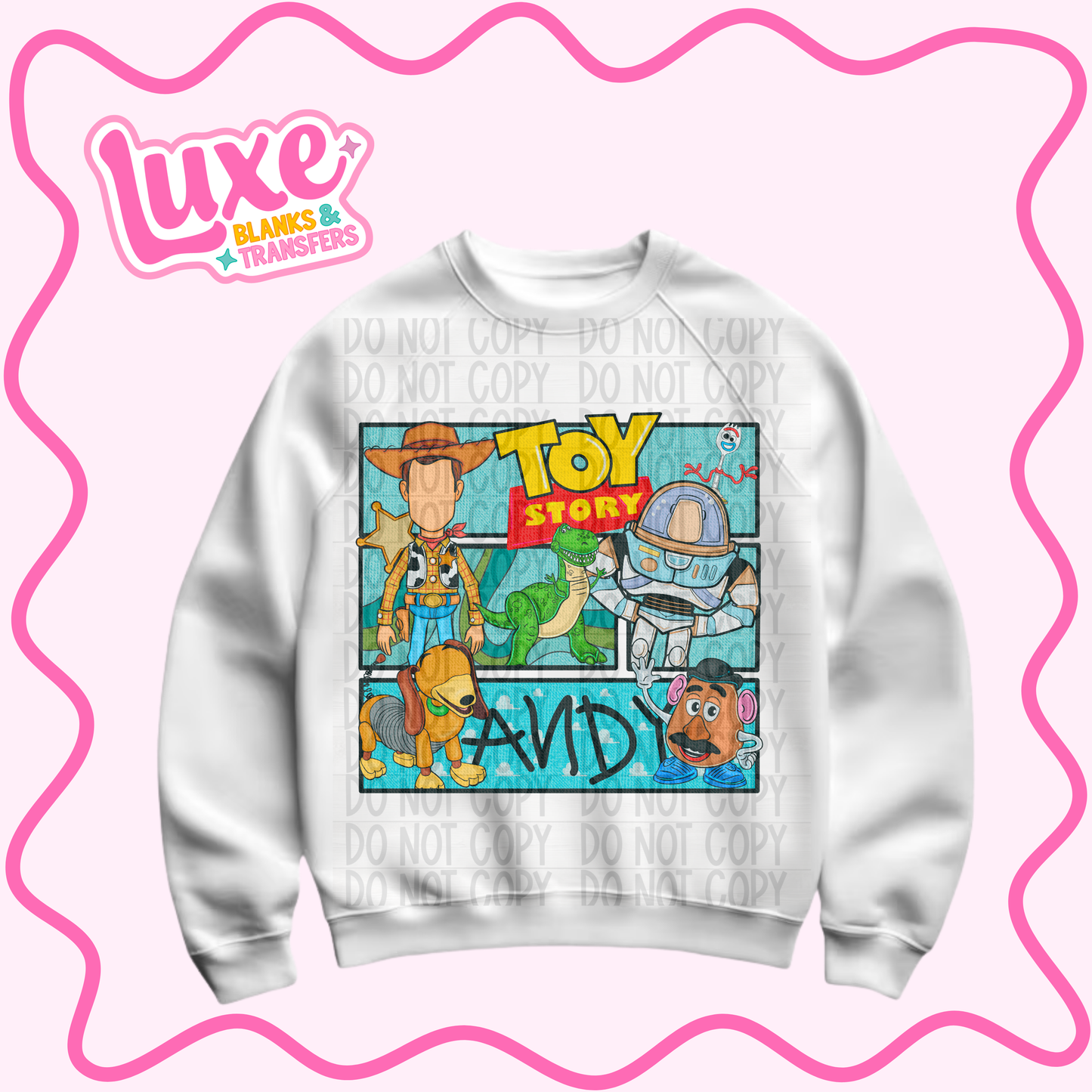 DTF Heat Transfer | T.Story Collage | #947