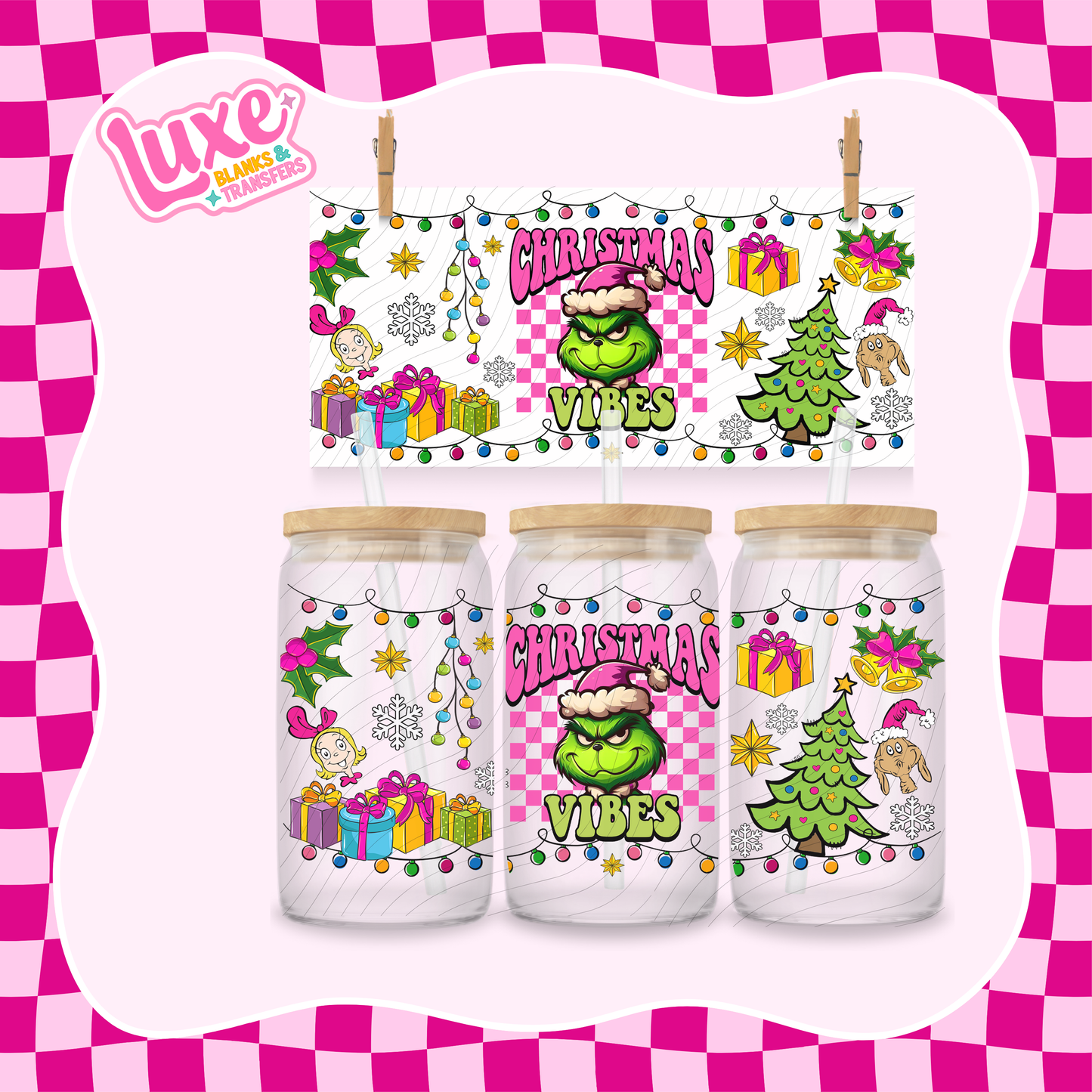 Christmas Vibes 2 | UV DTF Wrap | #1140