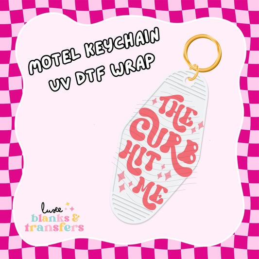 Motel Keychain UV DTF Wrap (#C21)
