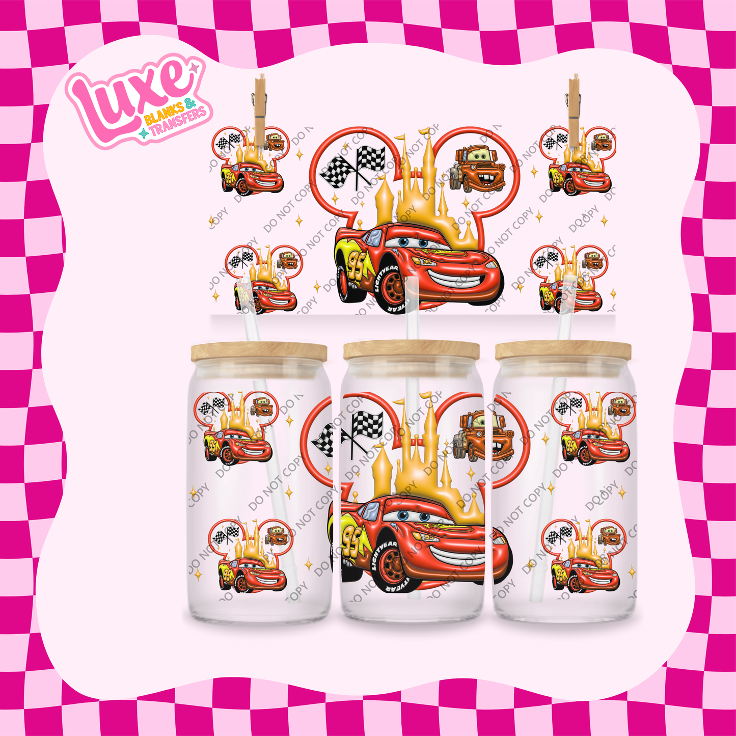 16oz UV DTF Wrap | Lightning Dis.  | #1819