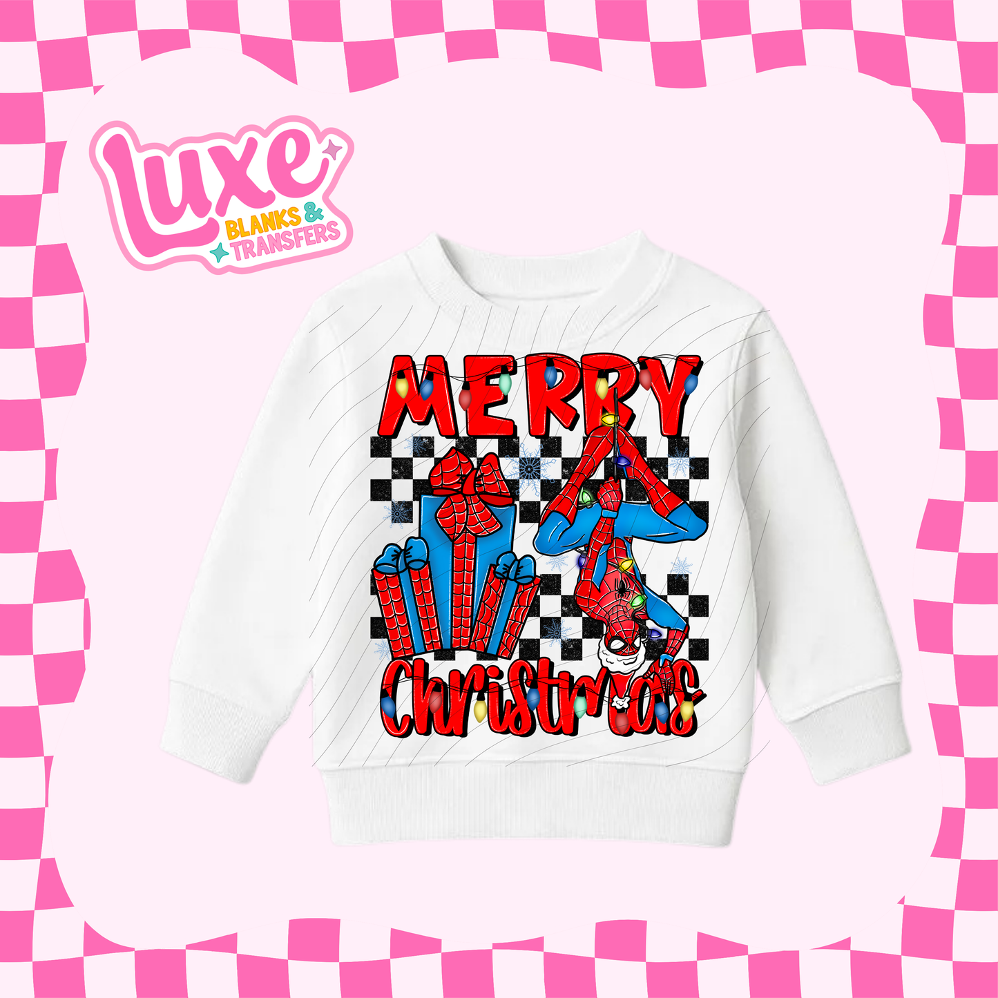 Merry Xmas Spidey | Kids DTF Heat Transfer | #30