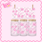16oz UV DTF Wrap | Cutesy Seashells | #2303