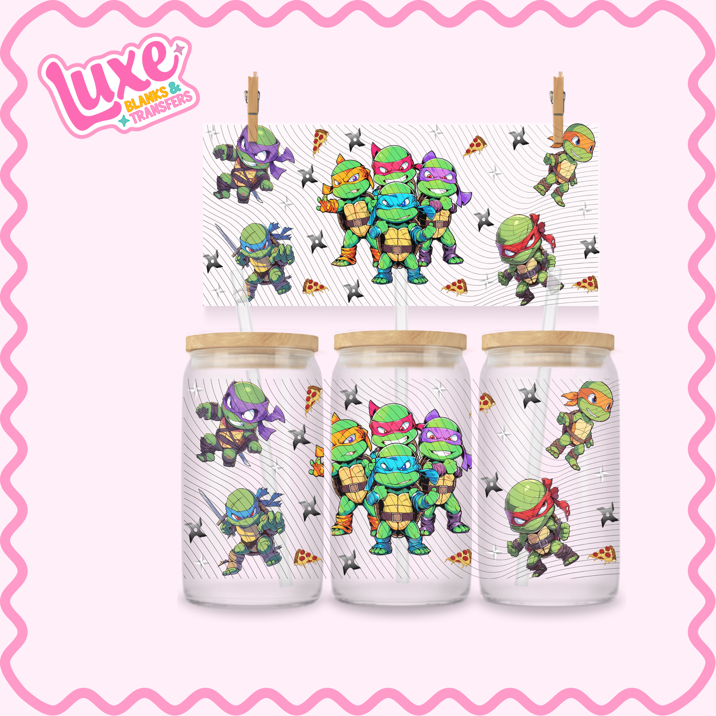 16oz UV DTF Wrap | TMNT | #3097