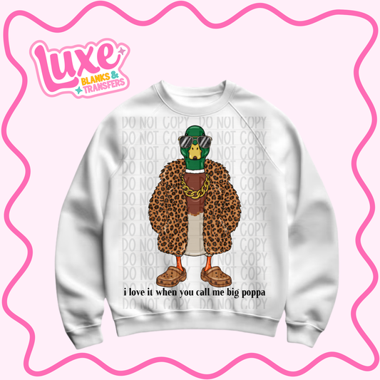 DTF Heat Transfer | Big Poppa | #950