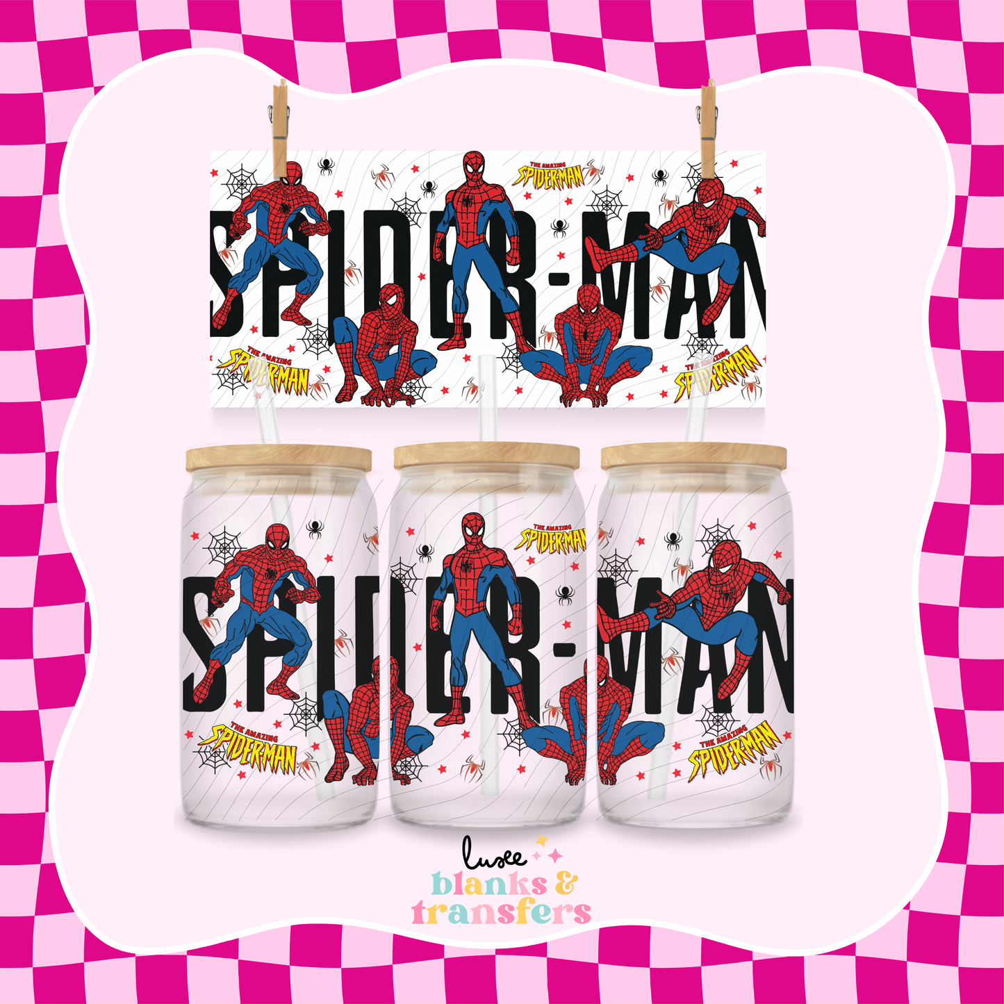Spidey Title UV DTF Wrap (#464)
