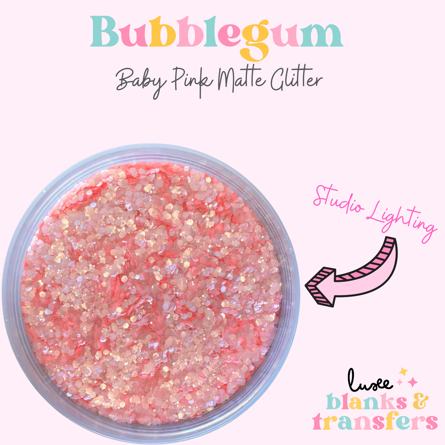 “Bubblegum” Chunky Mix Glitter