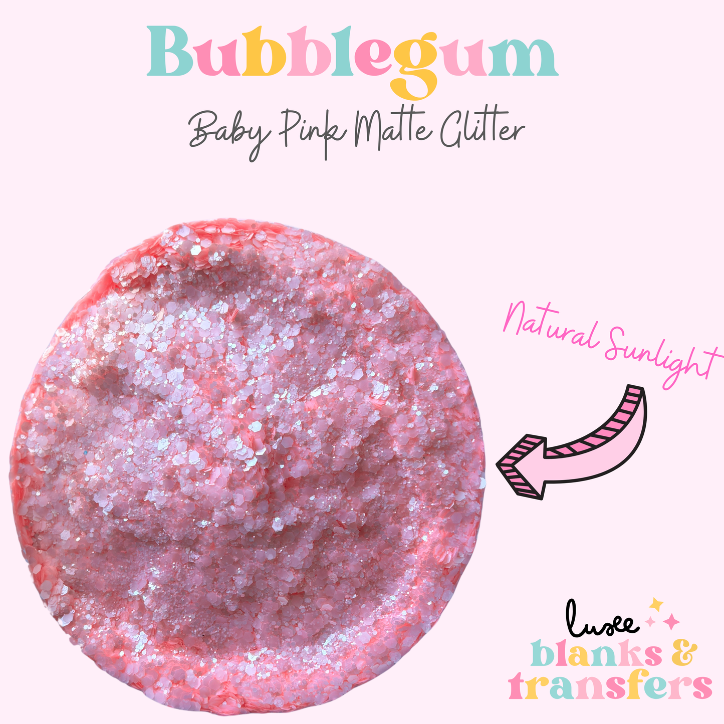 “Bubblegum” Chunky Mix Glitter