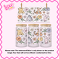 16oz UV DTF Wrap | Yellow Bear Friends Flowers | #2322
