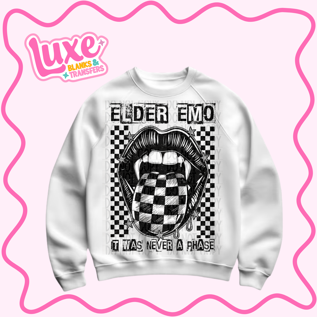DTF Heat Transfer | Elder Emo | #1493