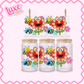 16oz UV DTF Wrap | Sesame Flowers | #3588