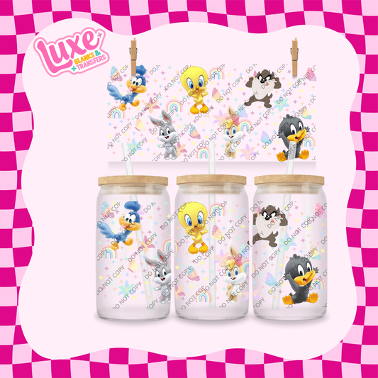 16oz UV DTF Wrap | Looney | #1828