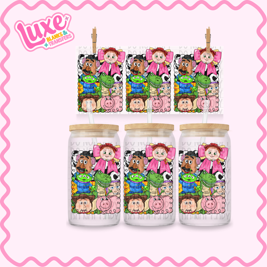 16oz UV DTF Wrap | Toy Characters | #3589