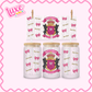 16oz UV DTF Wrap | Juicy Pink | #2618