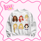 DTF Heat Transfer | Princesses | #956