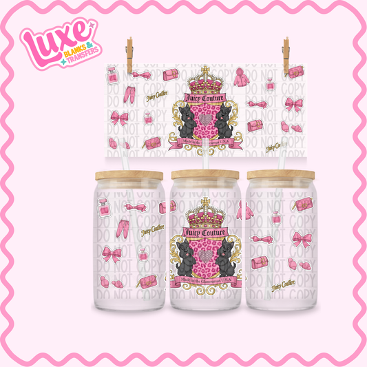 16oz UV DTF Wrap | Juicy Pink 2 | #2620