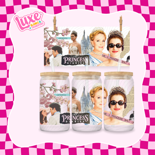 Princess Movie | 16oz UV DTF Wrap | #1344