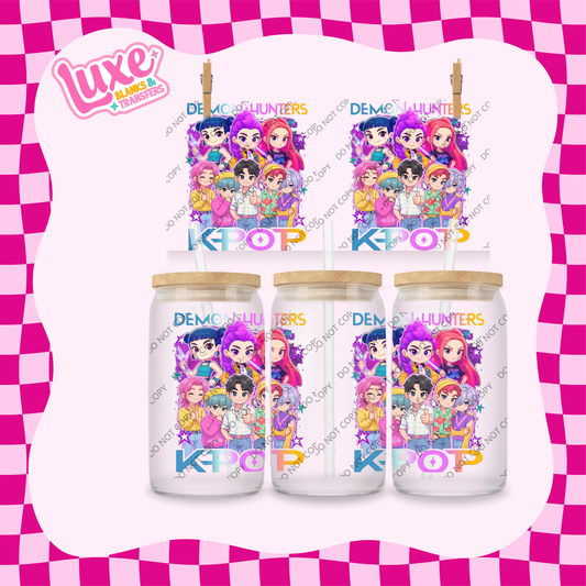 16oz UV DTF Wrap | K-Pop All Characters | #1832