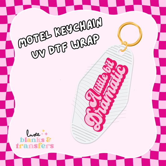 Motel Keychain UV DTF Wrap (#C22)