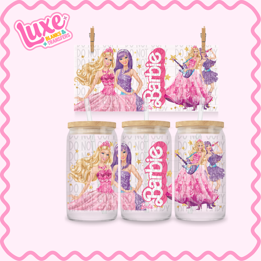 16oz UV DTF Wrap | B Girl Pink | #2622