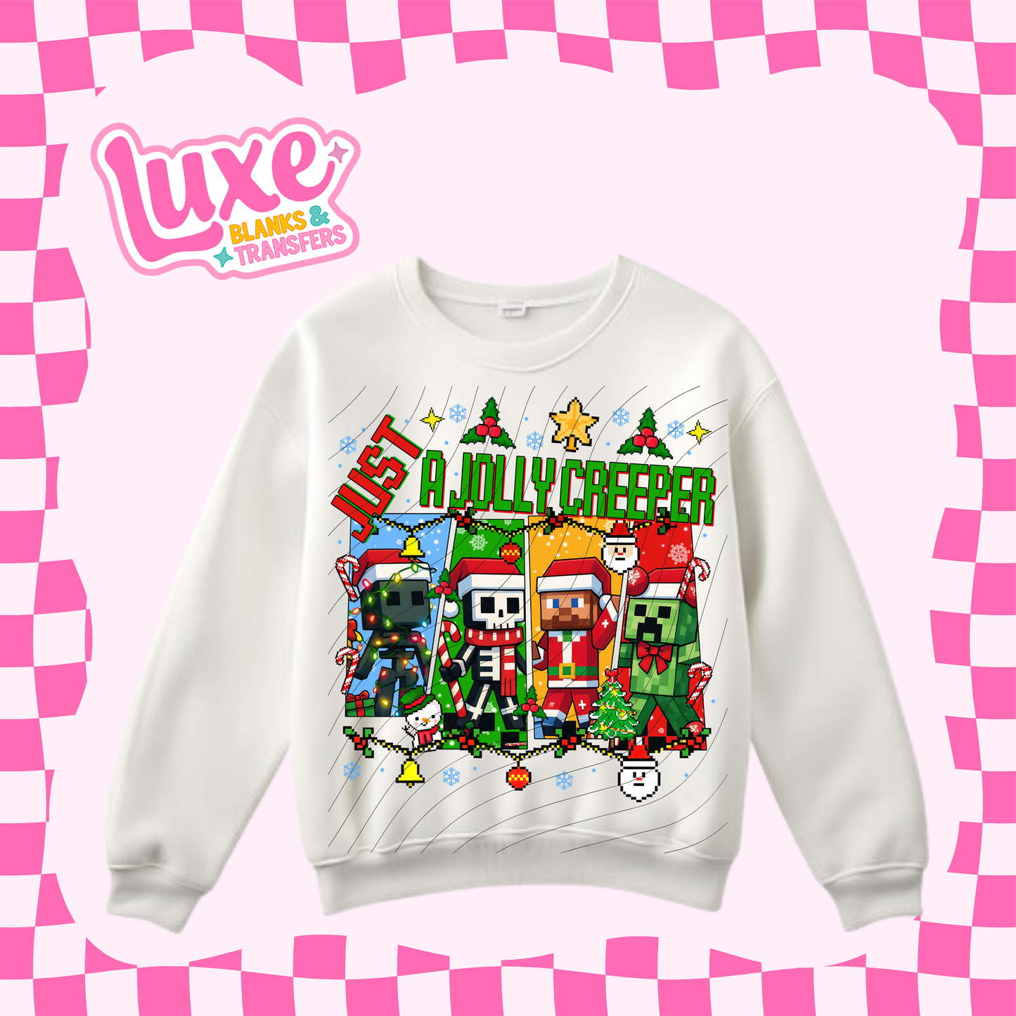 Jolly Creeper Kids Size 20cm | DTF Heat Transfer | READY TO SHIP