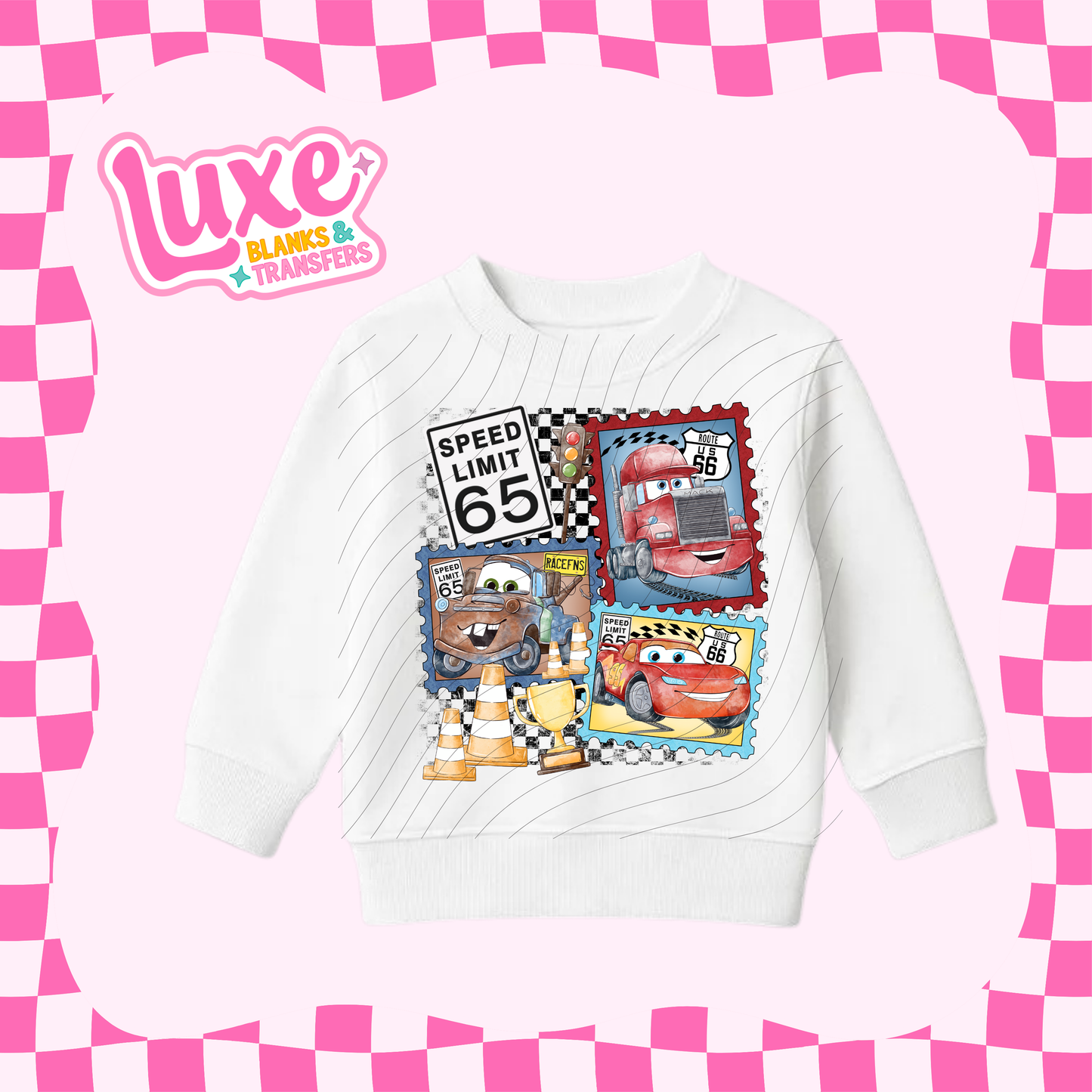 Car Stamps | Kids DTF Heat Transfer | #41