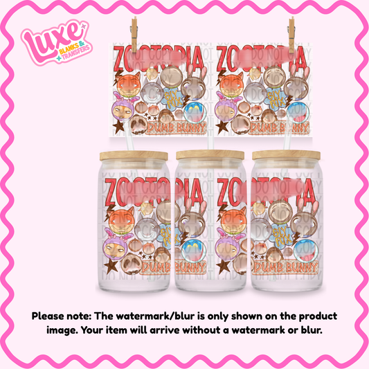 16oz UV DTF Wrap | Z00 | #2366