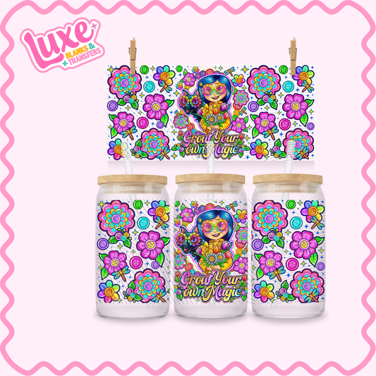 16oz UV DTF Wrap | Grow Your Own Magic Cora | #3108