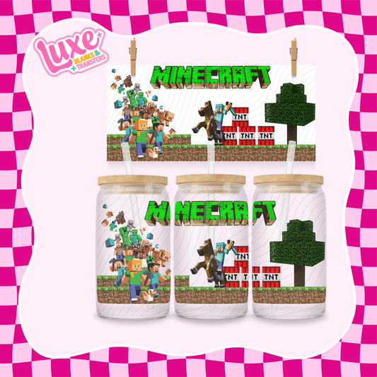 Mine Game | 16oz UV DTF Wrap | #1347