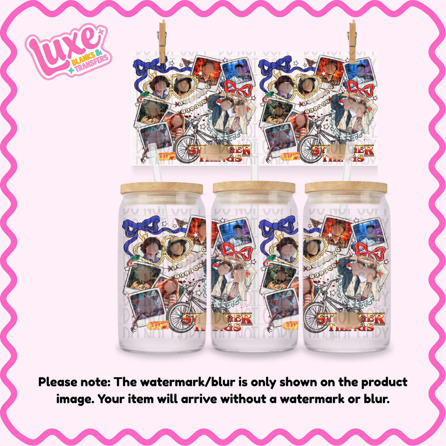 16oz UV DTF Wrap | Strang3r Locket | #2367