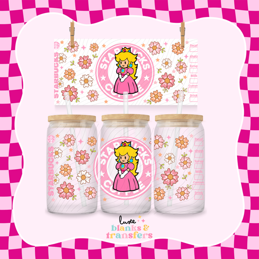 Super M Pink Starby UV DTF Wrap (#472)