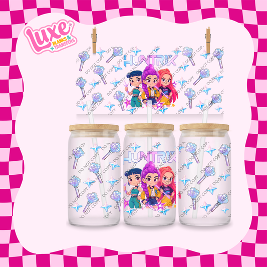 16oz UV DTF Wrap | K-Pop Pattern | #1838