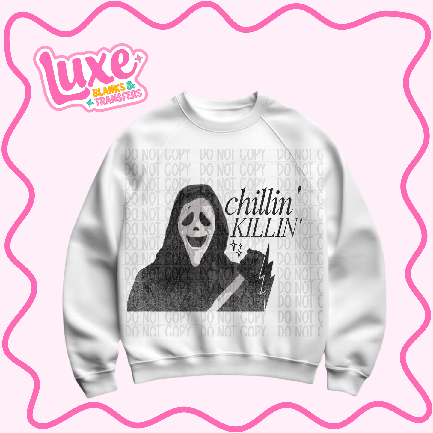 DTF Heat Transfer | Ghosty Chillin | #965