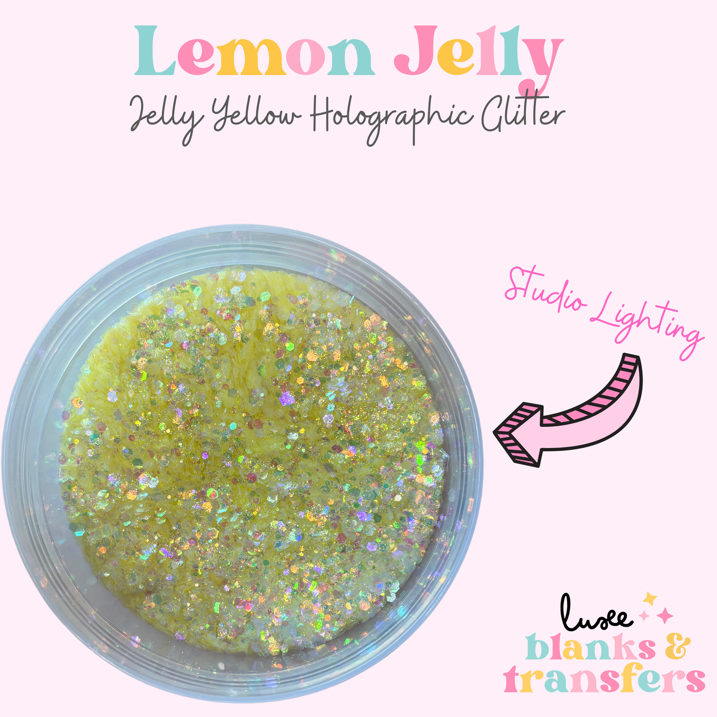 “Lemon Jelly” Chunky Mix Glitter