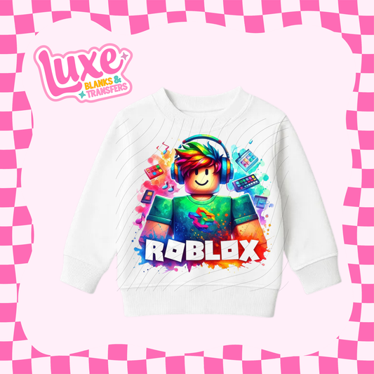 Blox Headphones | Kids DTF Heat Transfer | #50