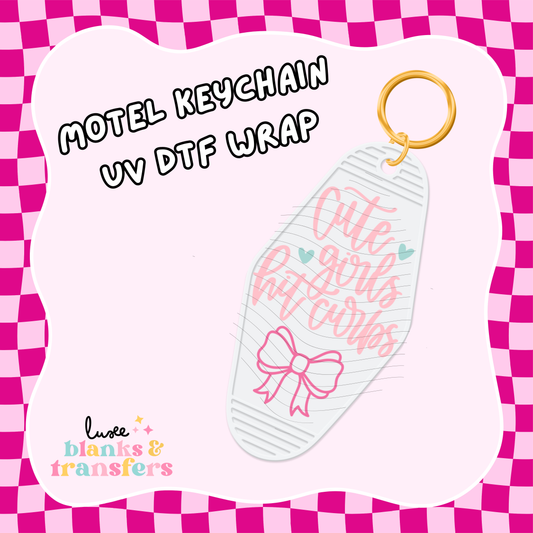 Motel Keychain UV DTF Wrap (#C23)