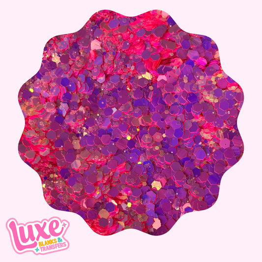 "Icy Coral" Chunky Mix Glitter