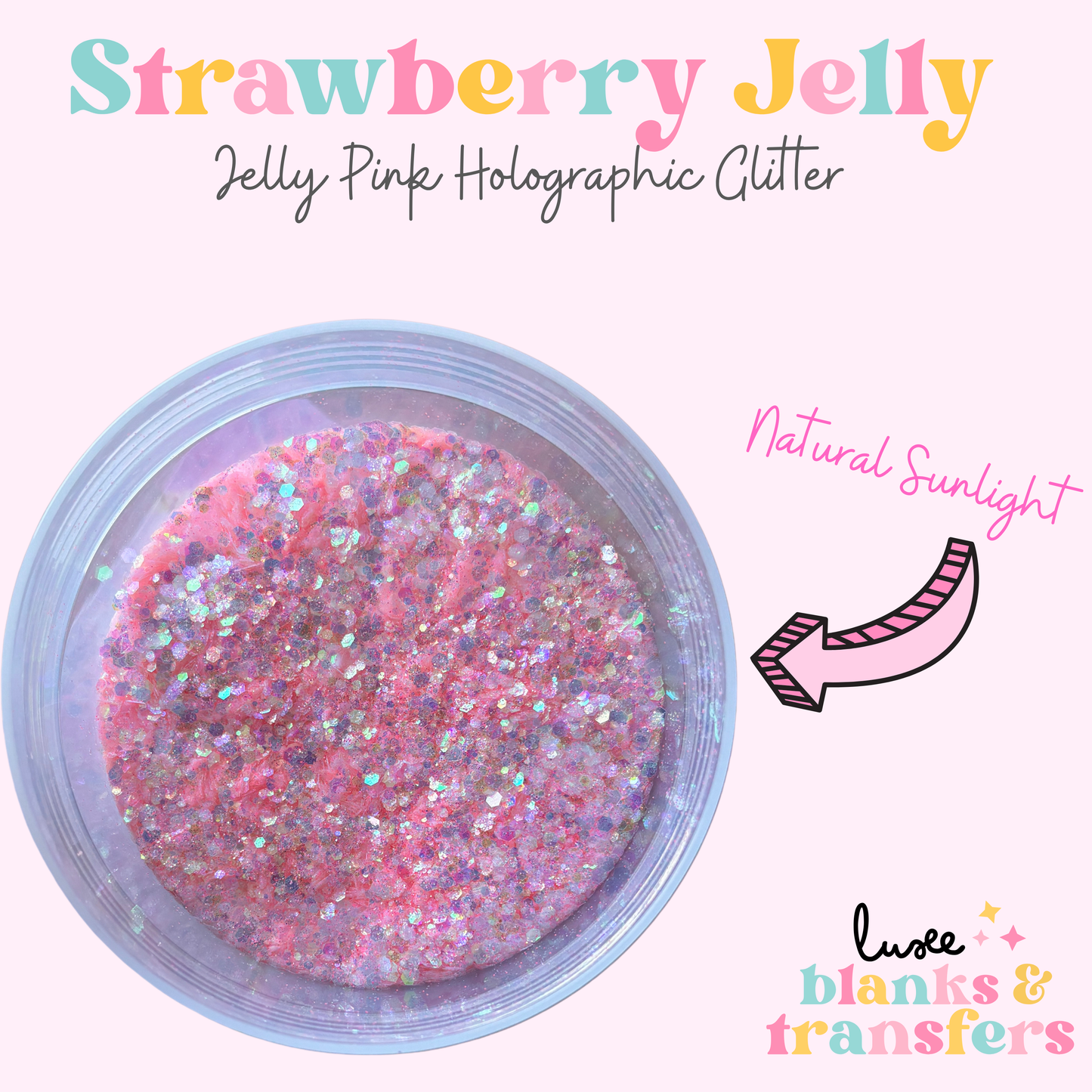 “Strawberry Jelly” Chunky Mix Glitter
