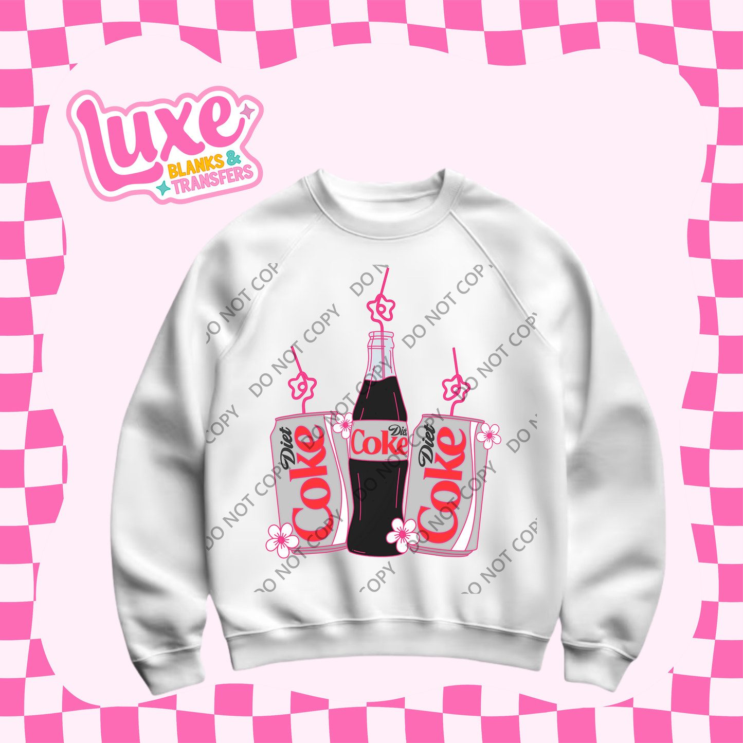 DTF Heat Transfer | Diet Cola | #497