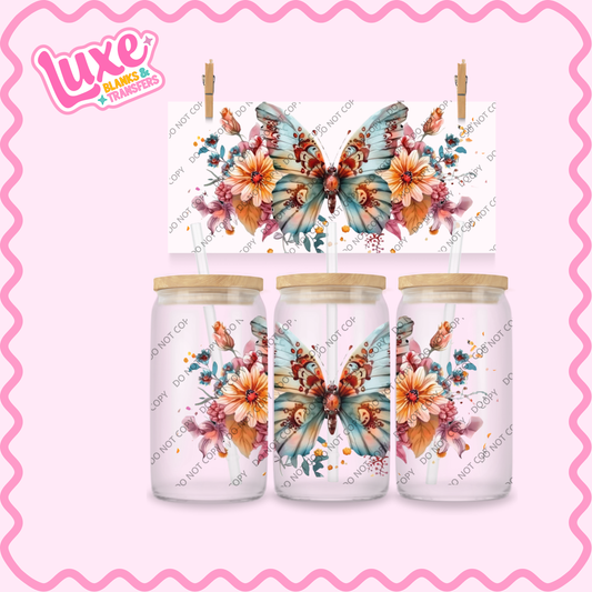16oz UV DTF Wrap | Butterfly | #2325