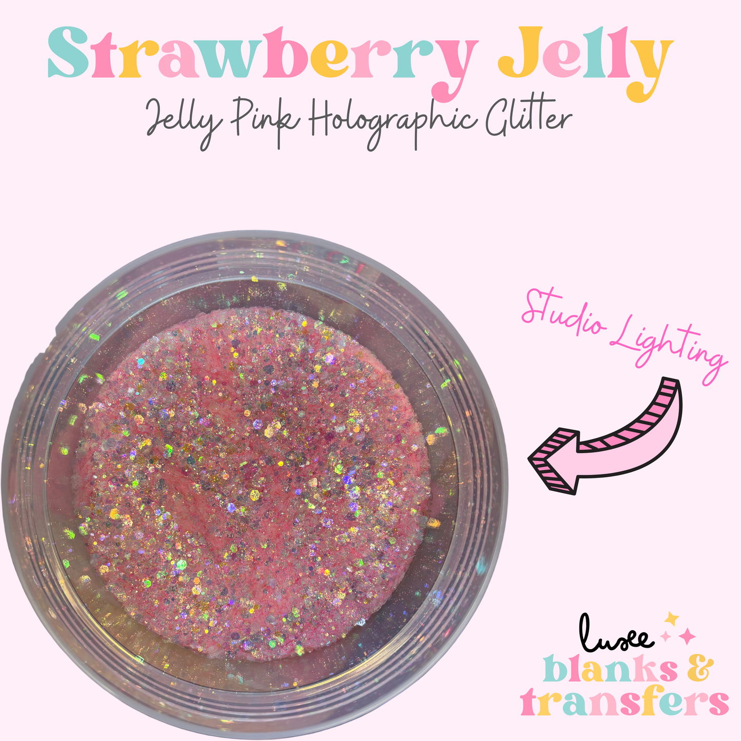 “Strawberry Jelly” Chunky Mix Glitter